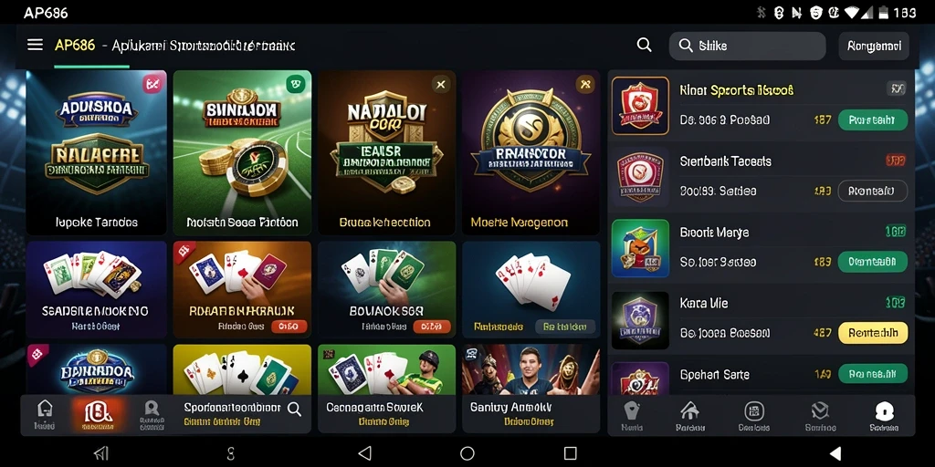 Tampilan gameplay AP686 yang menarik dan interaktif.