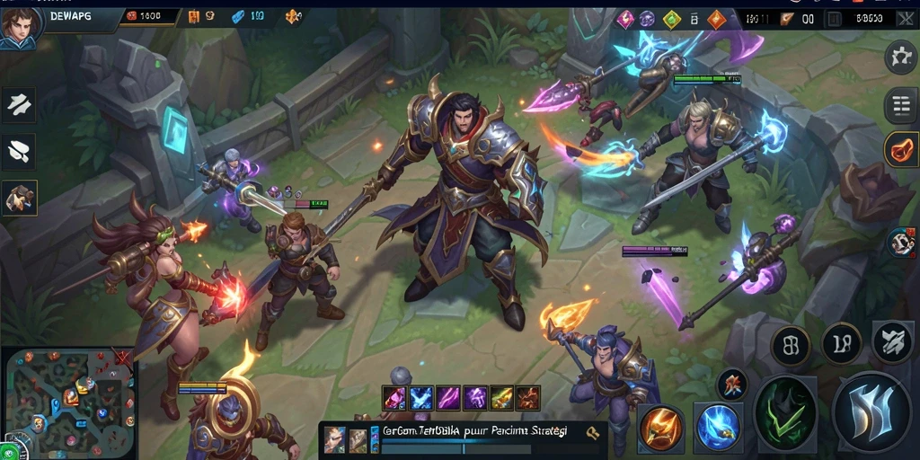 Tampilan gameplay DEWAPG yang memukau dan aksi seru.