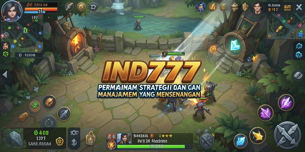 Screenshot gameplay IND777 dengan strategi dan pertempuran SLG.