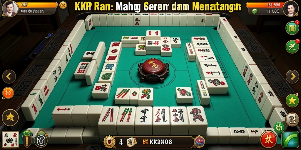 Tampilan gameplay KKRP yang menarik dalam permainan Mahjong.