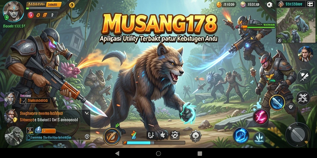 Tampilan utama screenshot MUSANG178 yang menunjukkan fitur Utility.