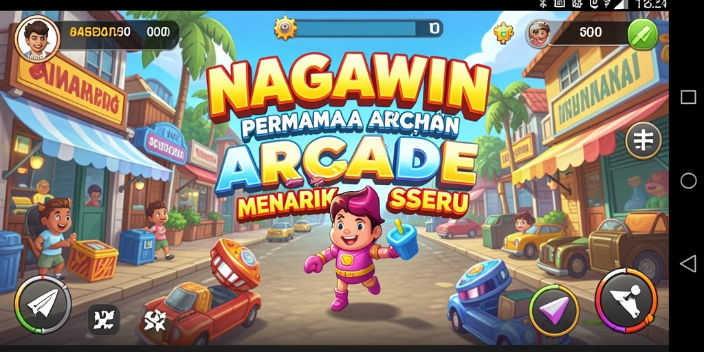 Tampilan gameplay seru dan menantang di NAGAWIN.