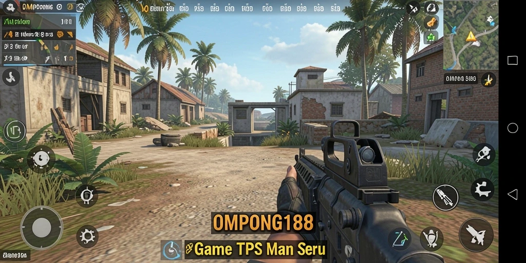 Tampilan utama gameplay OMPONG188 yang seru dan penuh aksi.