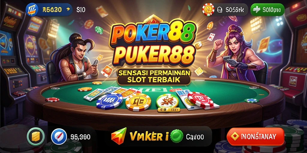 Tampilan menarik dari gameplay Slot POKER88 yang mengasyikkan.