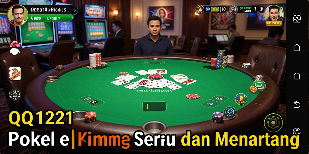 Tampilan gameplay Poker yang menarik dan mengasyikkan.
