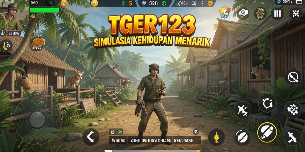 Tampilan gameplay TGER123 yang menawan dengan interaksi karakter yang menarik.