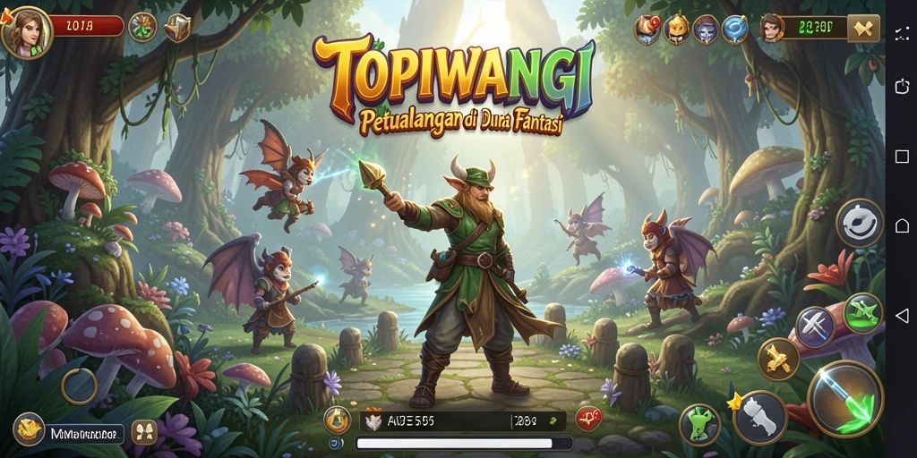 Tampilan menarik dari gameplay TOPIWANGI yang penuh aksi dan petualangan.